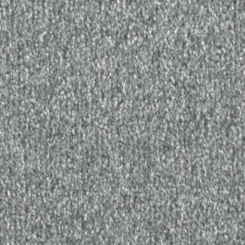 Draufsicht auf Vorwerk Celina 4H90 grün Teppichboden mit Preisschild 79,95 €/m²